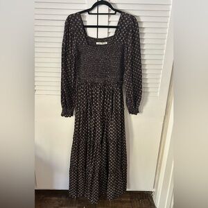 Christy Dawn Emerson Dress in block print daisy print size small